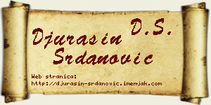 Đurašin Srdanović vizit kartica